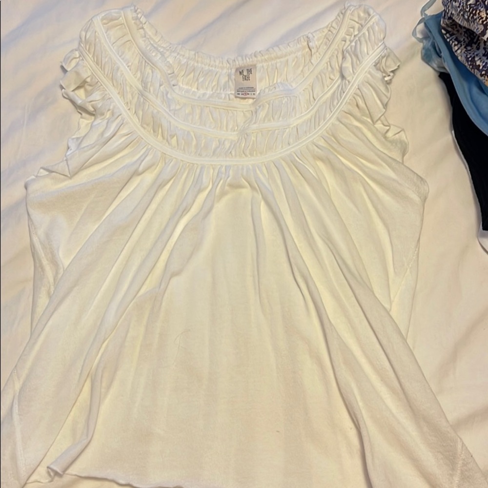 Free People white blouse